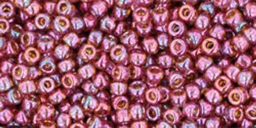 Toho Seed Beads 11/0 Rounds #28 Gold-Lustered Marionberry 250g