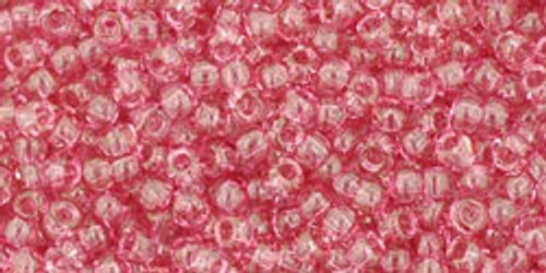 Toho Seed Bead 11/0 Round #81 Transparent French Rose 250 Grams