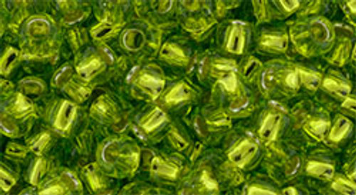 Toho Seed Beads 8/0 #264 Silver Lined Lime Green 50 gram