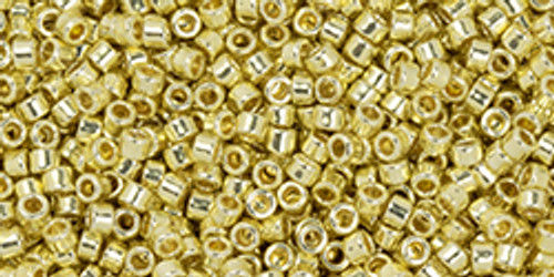 Toho #1 Treasure 'Perm Fin Galvanized Yellow Gold' 10g