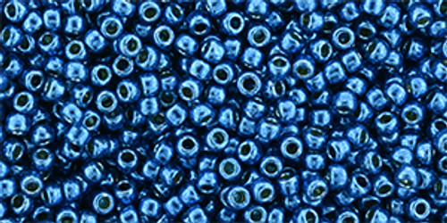 Toho Beads 11/0 #498 Perm Fin Galvanized Turkish Blue 20g