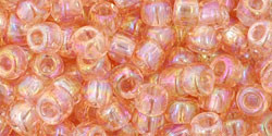 Toho Seed Beads 6/0 #121 Transparent Rainbow Rosaline 50 grams