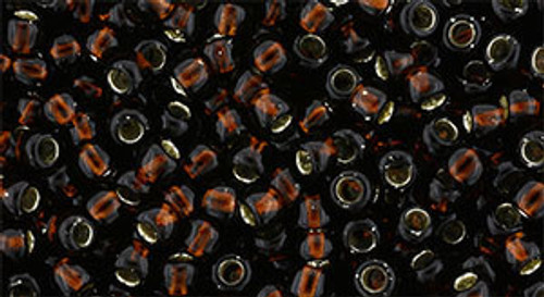 Toho Seed Beads 8/0 #290 Silver Lined Root Beer 250g