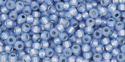 Toho Bulk Beads 11/0 #518 Permanent Finish Silver Lined Milky Sapphire 250 grams