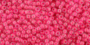 Toho Beads 11/0 #522 Luminous Neon Pink 20 grams