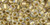 Toho Seed Bead 6/0 Round #26 Crystal Gold Lined 20 grams