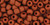 Toho Seed Beads 6/0 Round #47 Opaque Frosted Terra Cotta 20 gr.