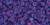 Toho Beads 11/0 Round #391 In Frosted Aqua Purple Lined 50 grams