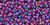 Toho Seed Beads 11/0 Rounds #10 Higher Metallic Frosted Mardi Gras 20 grams