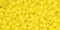 Toho Seed Beads 11/0 #468 Opaque Frosted Dandelion 20g