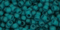 Toho Seed Beads 8/0 #256 Transparent Frosted Teal 20g