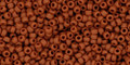 Toho Beads 15/0 Opaque Frosted Terra Cotta 50g