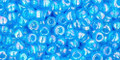Toho Seed Beads 8/0 #292 Transparent Rainbow Dark Aqua 20 grams