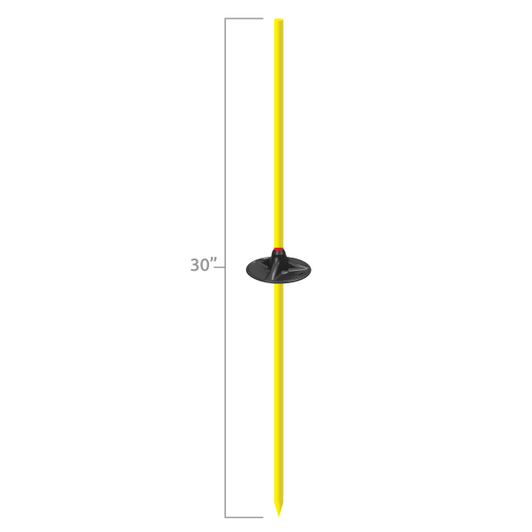 The fiberglass Ground Stake Kit with StakeMate was designed specifically for our lighter-weight clusters of ground-mounted balloons or single balloon long pole kits that require stabilization in a variety of different landscaping conditions.