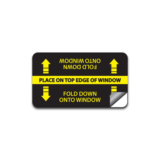 This protective cling sticks on and removes extremely easily, protecting your window from any damage or wear from the hardware of the Adjustable Car Window Kit over time.