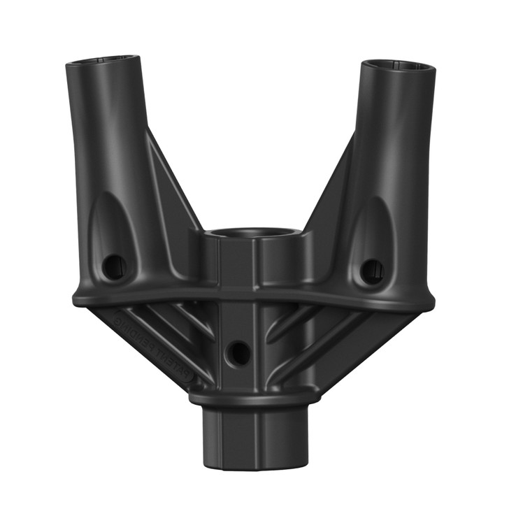 This specially engineered extreme strength plastic Push-Button Cluster Bracket is a replacement part that fits all BalloonBobber® Enhanced and DuraBalloon® Cluster Poles. It slips over the Cluster Pole and Snap-Locks into place.
