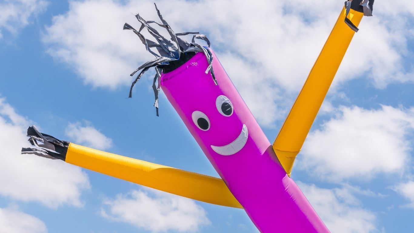 Air Dancers, Tube Dudes & Inflatable Mascots - Wacky Waving Inflatable Tube Men