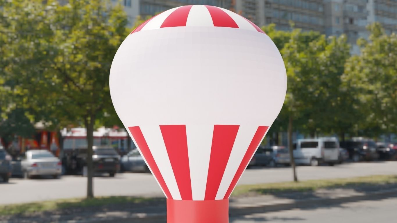 8-Foot Hot Air Balloon Shape - Flying Inflatable Advertising Balloon