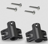 These Brackets mount to any sturdy upright or bollard using screws, making these Pole Kits easy to place in more areas. Just mount the Brackets and slide the Pole through for a perfect fit.

These are only compatible with Cluster Pole Kits