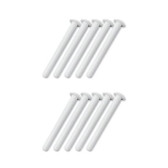 10-Pack of DuraBalloon® White Inflation Plugs, replacements for lost plugs 