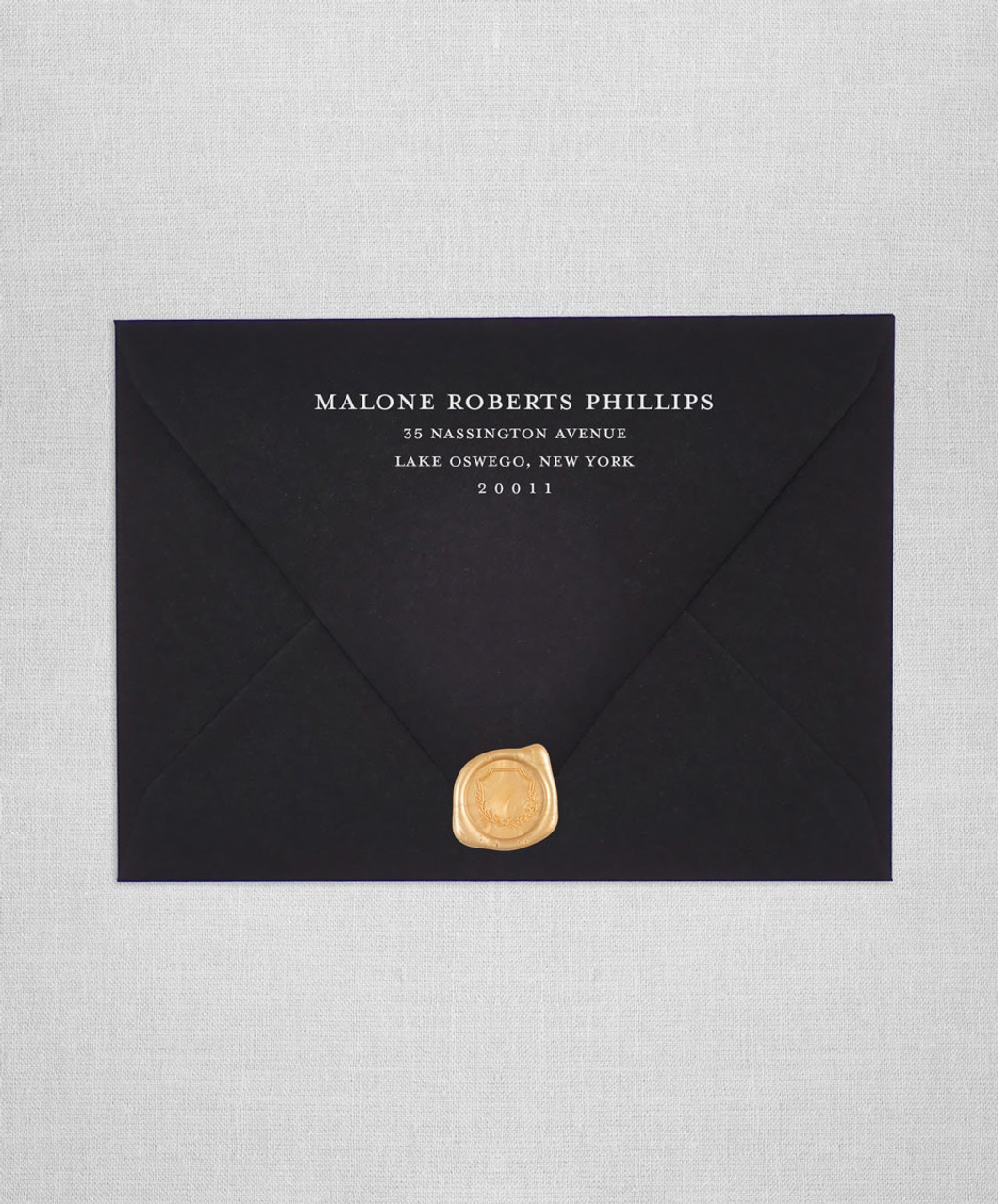 Vintage BLACK Photo Corners Envelope - UmWowStudio