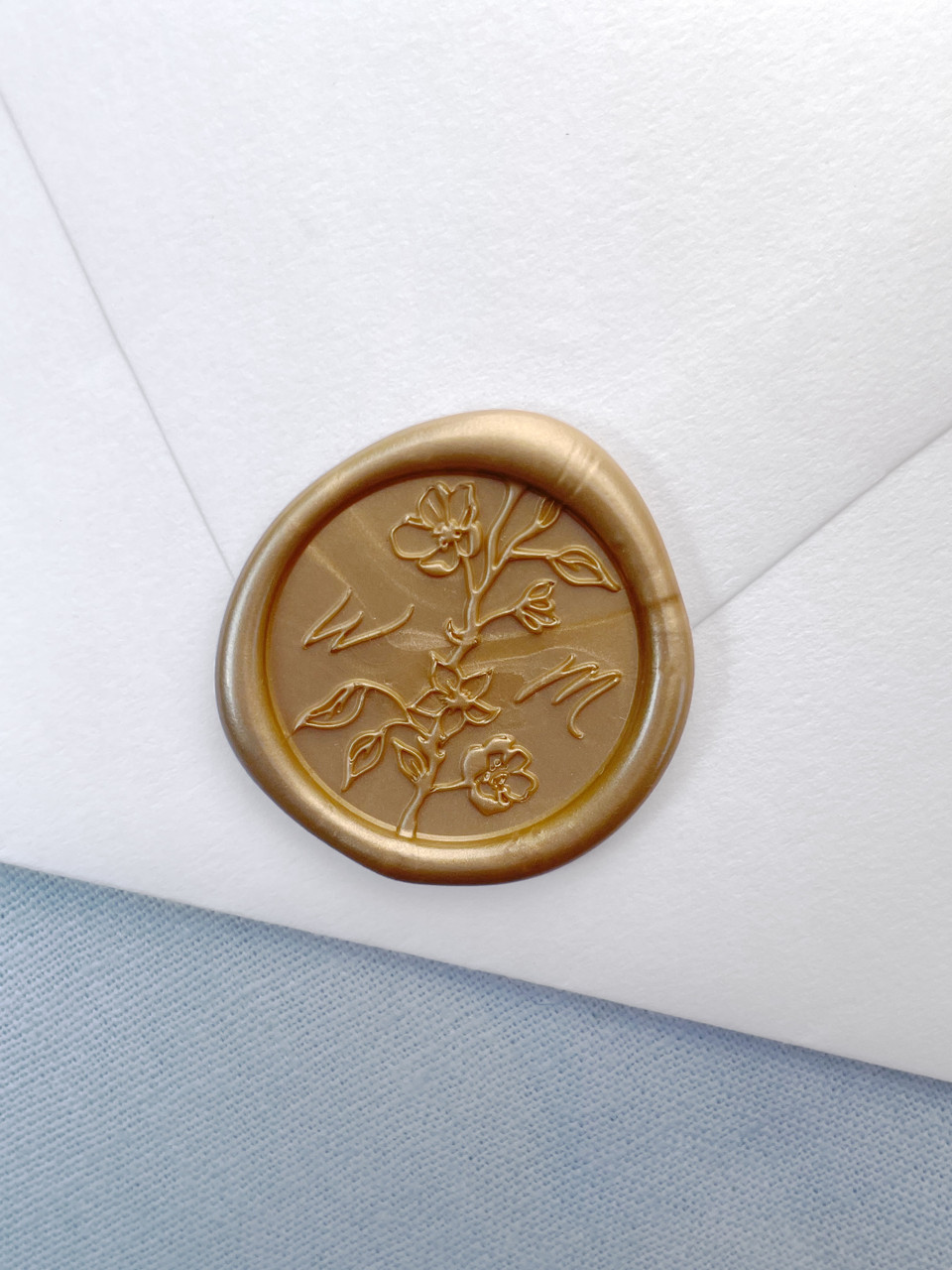 Personalized Calligraphy Initials Wax Seals – sealingwaxstamp