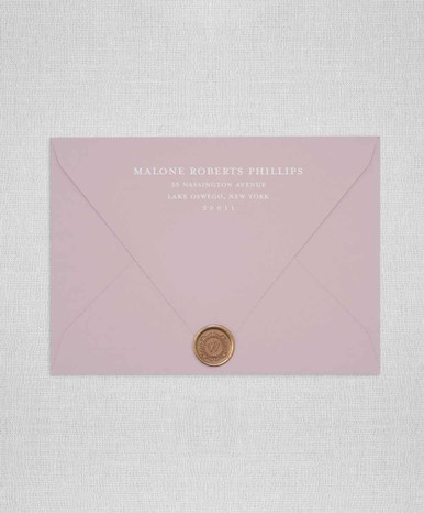 Lined Envelope for Wedding Invitations, Envelope Liner, Pink Blush  Watercolor Floral Lined Envelope, Return and Guest Addressing Available 