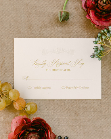 RSVP Card | Regency Collection