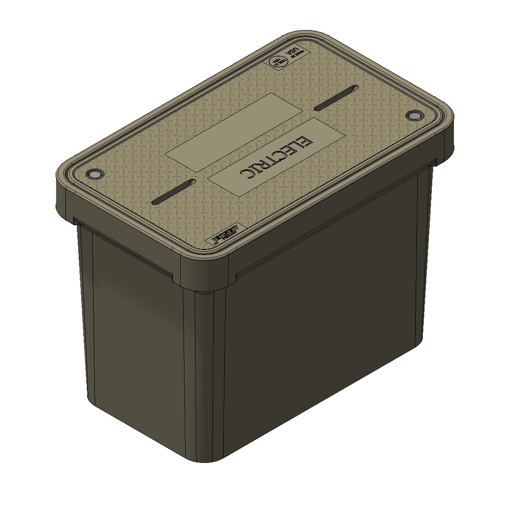 HPC1324 x 18 Handhole Assembly - Polymer Concrete | Jensen