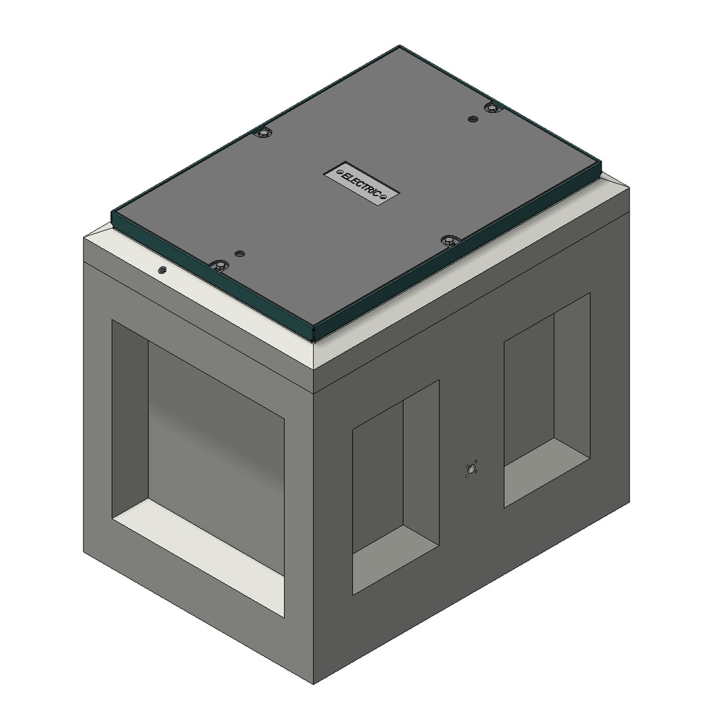 Flat Wall Pull Box - 2436 | Jensen Infrastructure