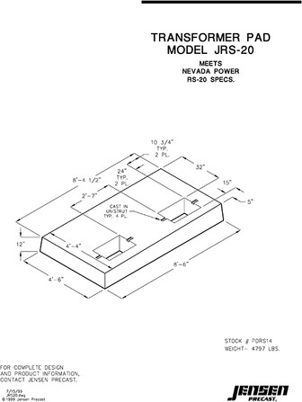 JRS-85 Pull Box - 3684 - NV Energy South | Jensen Infrastructure