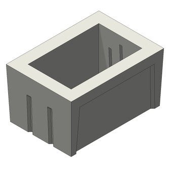 HT1730 x 12 Handhole Extension - Precast Concrete | Jensen