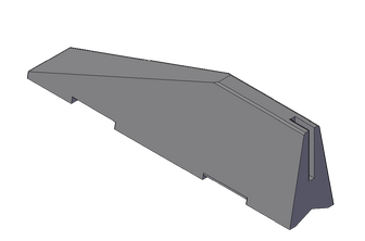 WSDOT 42” Vertical Back Single Slope Barrier | Jensen Infrastructure