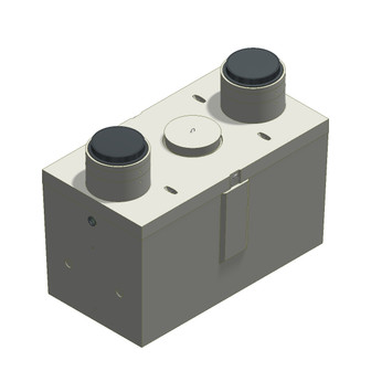 Traffic Rated Sand-Oil Interceptor - 2500 gal - Baffle Access