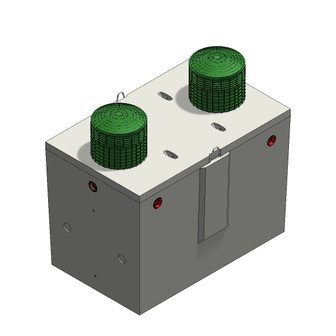 Pedestrian Rated Septic Tank - 1000 gal - End Access - Tuf-Tite