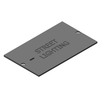 HT1324 Traxplate Handhole Lid - Electric | Jensen Infrastructure