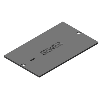 HT1324 Traxplate Handhole Lid - Electric | Jensen Infrastructure