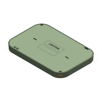 HPC 2436 SMC Handhole Lid - Nameplate | Jensen Infrastructure