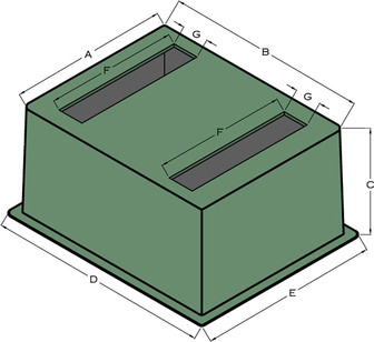 Fiberglass Switchgear Pad 56