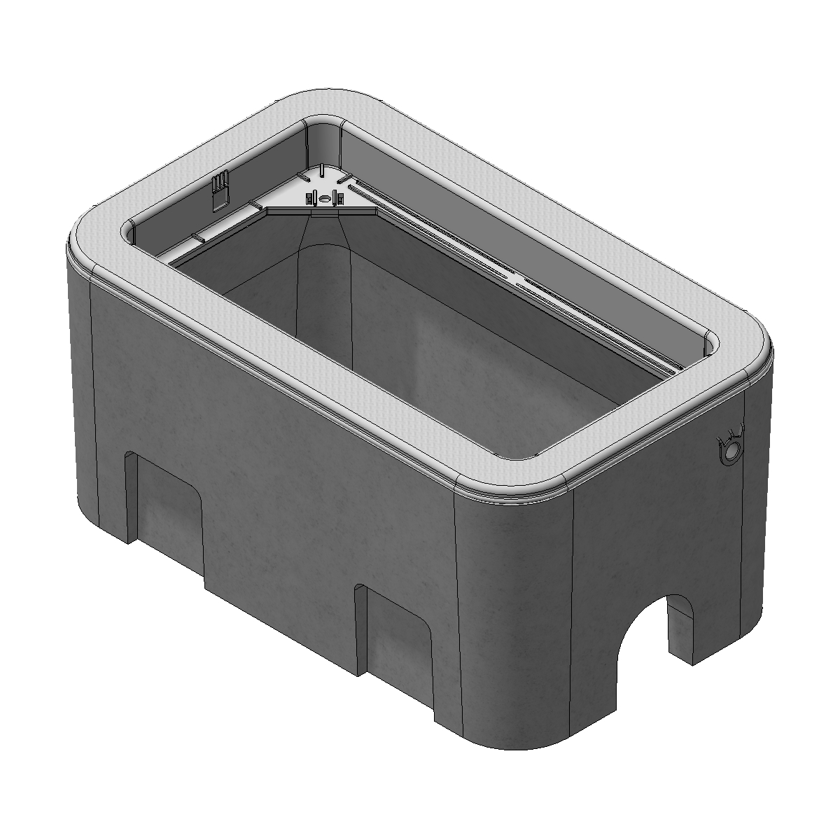 HN1222x12 Handhole Box - Precast Concrete - Pedestrian Rated