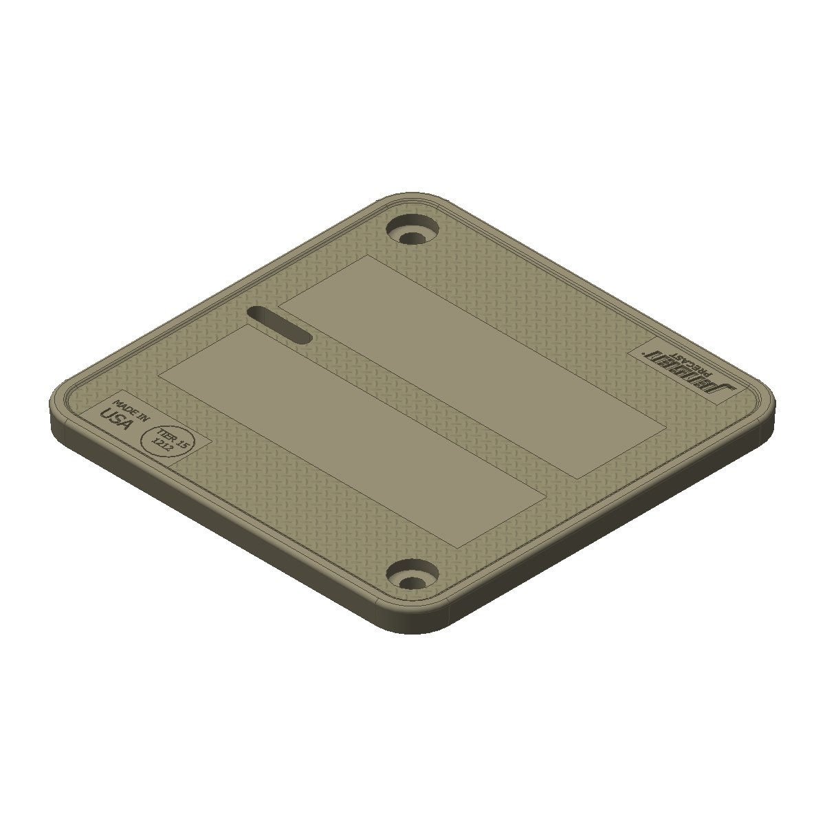 HPC1212 Polymer Handhole Lids, Tier 15, Bolt Down | Jensen