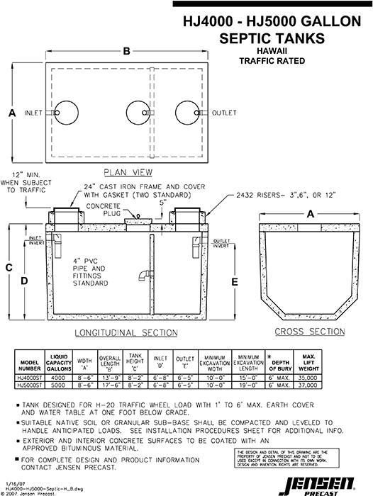 Jensen Precast Sparks Septic Tanks Commercial Septic Tanks Hot Sex Picture