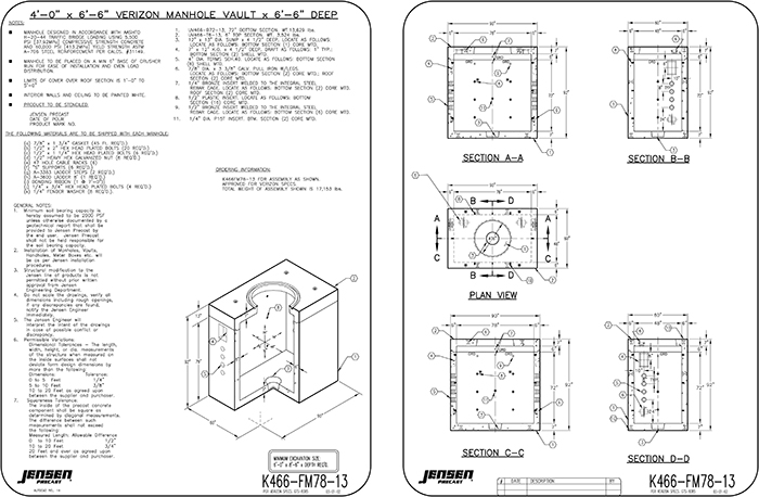 Flat Wall Vault - 4878 w/ 36