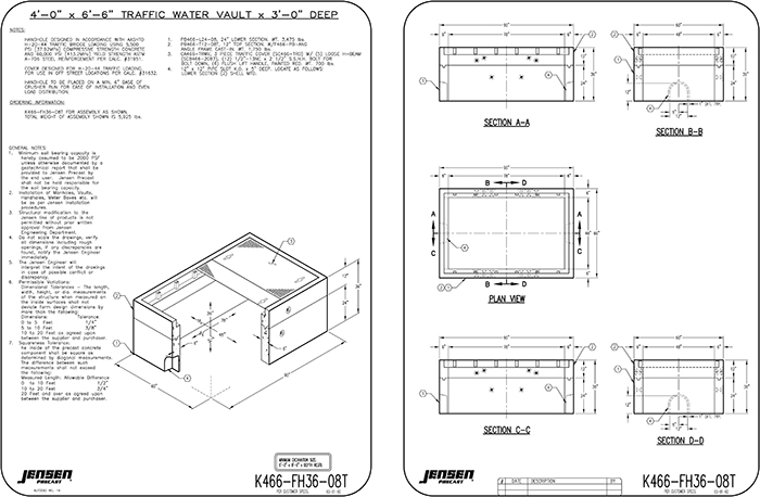 Traffic Water Box - 4878 | Jensen Infrastructure