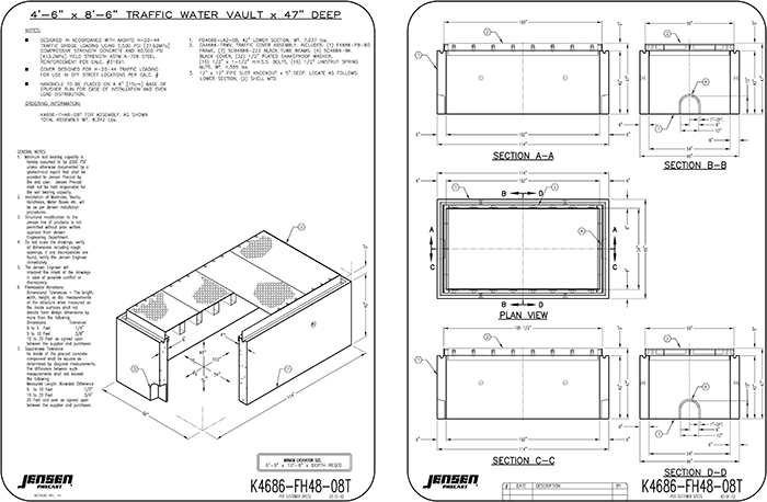 Traffic Water Box - 4686 | Jensen Infrastructure
