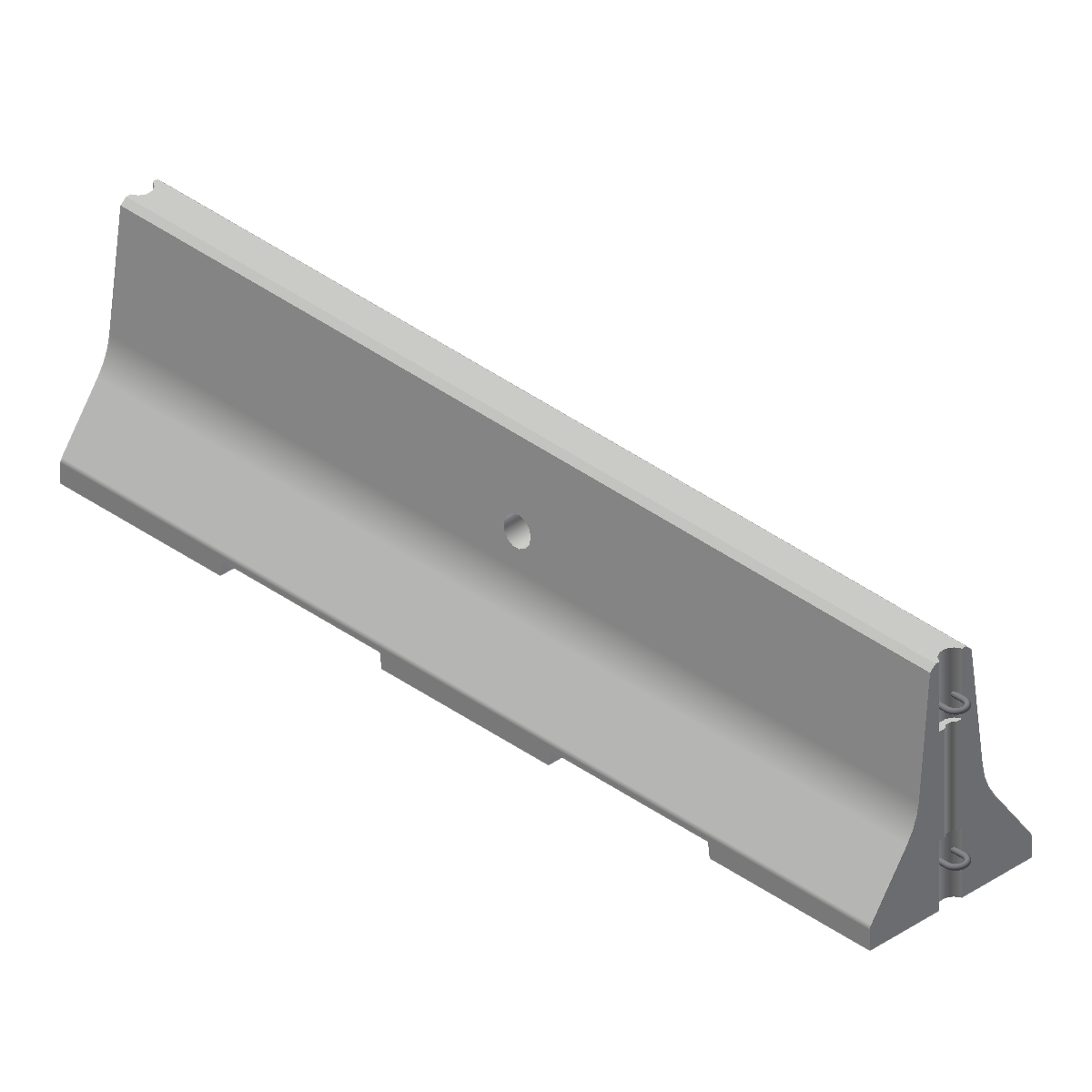 Highway Barrier 10 ft. KRail with Bridge Pockets Jensen Precast