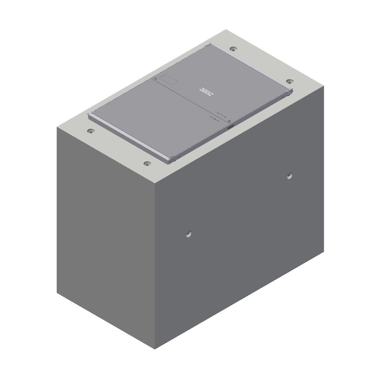 Utility Vault 4686 78"H Incline Village GID Jensen Precast