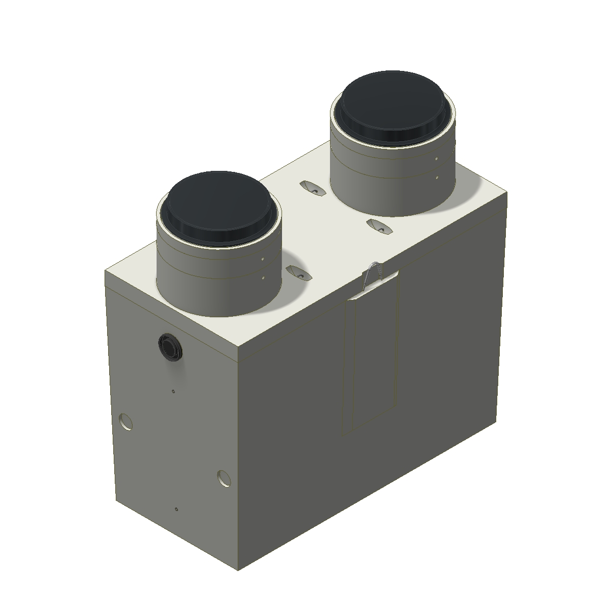 Traffic Rated Clarifier - 750 gal - End Access | Jensen Infrastructure