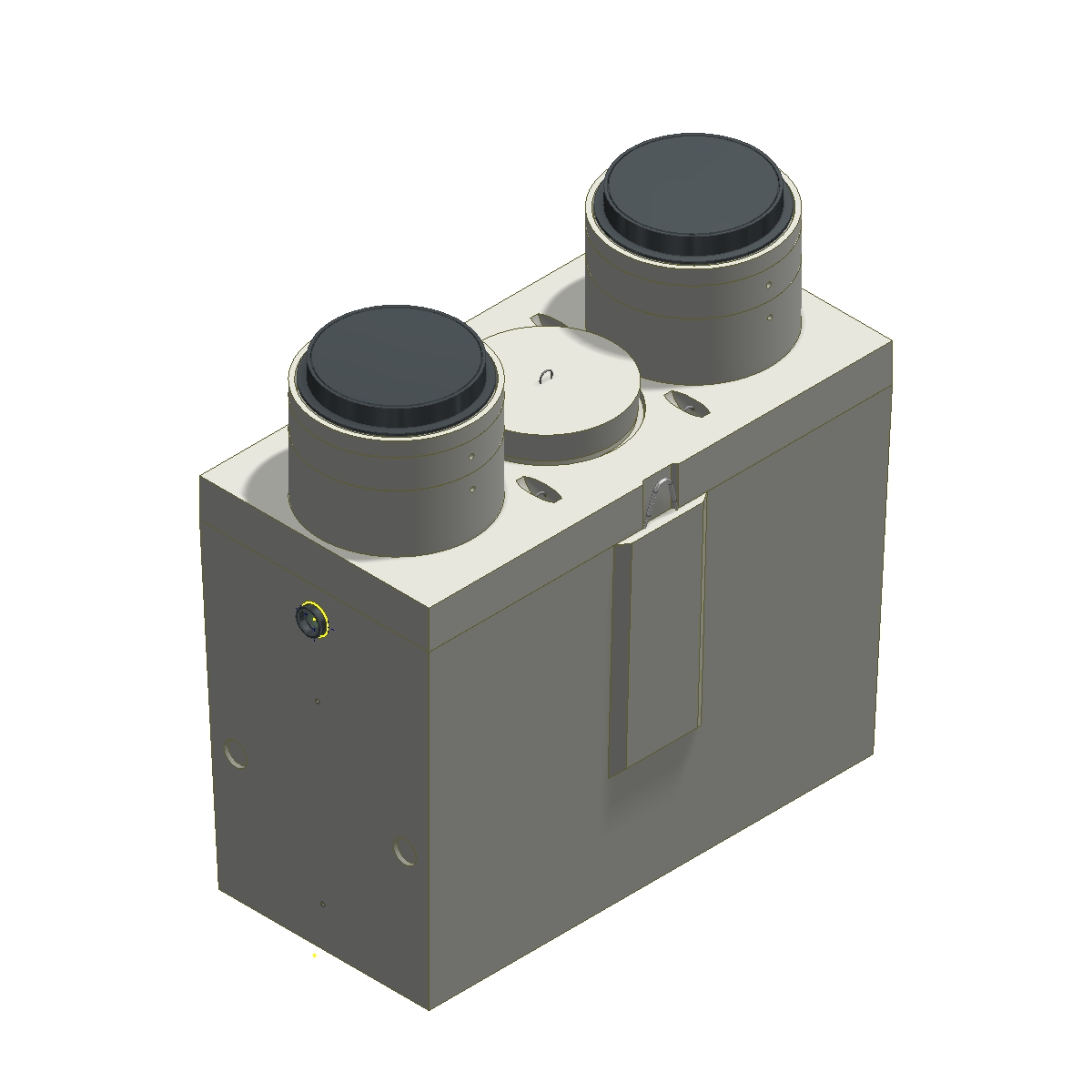 Traffic Rated Gravity Grease Interceptor - 750 gal - Center Access