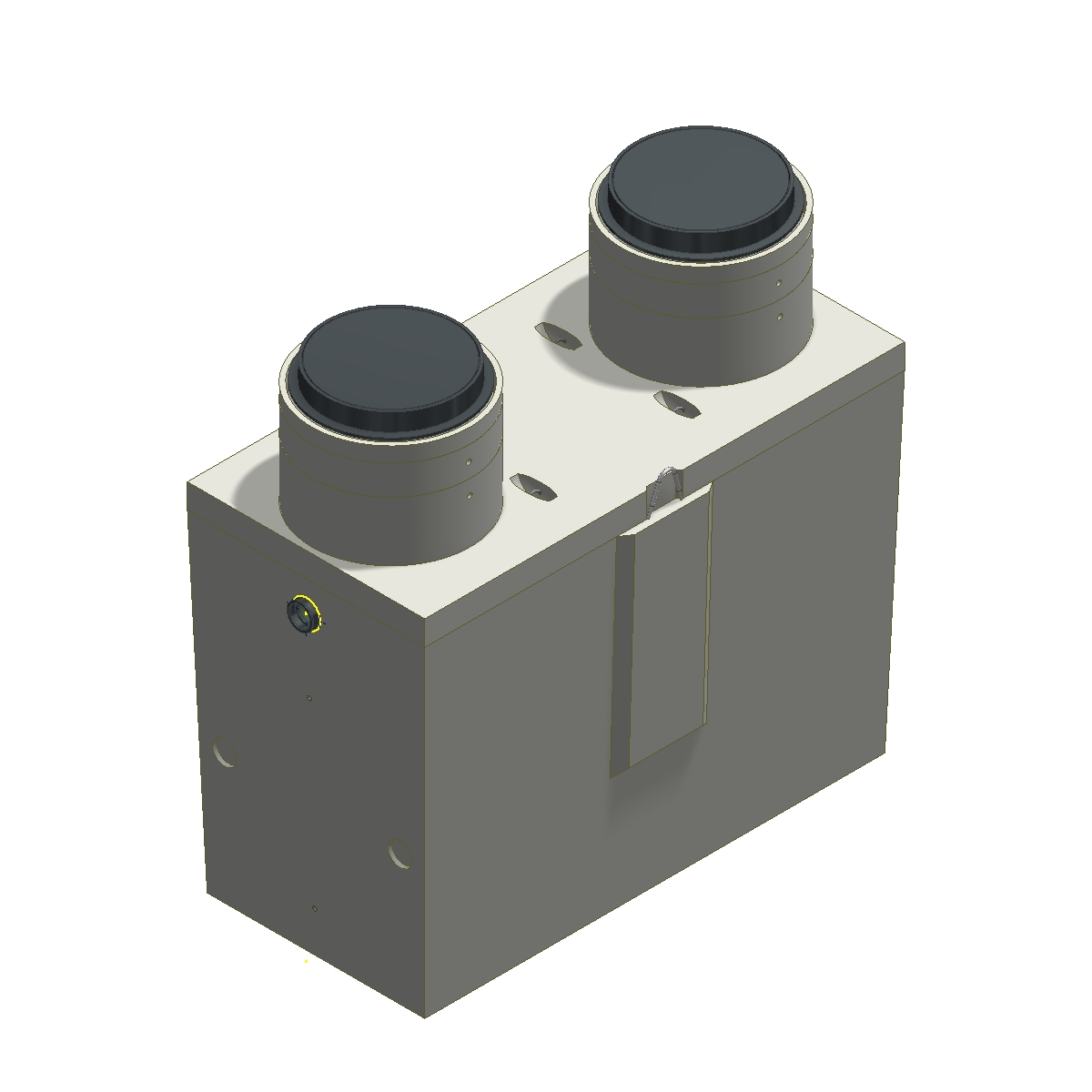 Traffic Rated Gravity Grease Interceptor - 750 gal - End Access